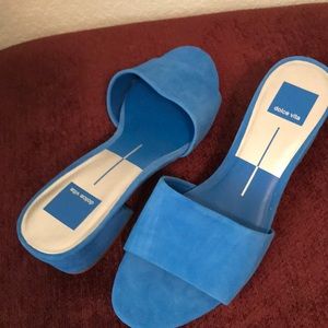 Dolce vita blue suede shoes
